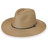 Wallaroo Hat Company Men’s Logan Fedora – UPF 50+ Sun Protection, Wide Brim, Packable, Chin Strap and Adjustable Sizing