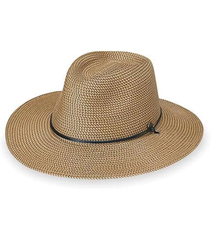 UPF 50+ Sun Protection Fedora, Wide Brim, Packable, Paper Braid Sun  main image 4