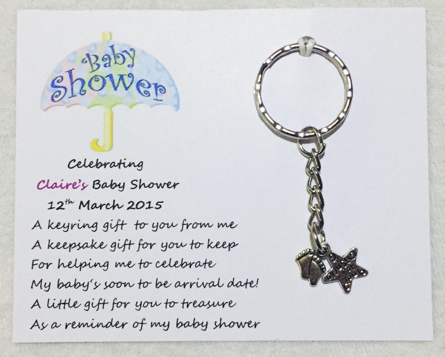 baby shower bracelet favours