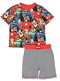Justice League DC Comics Boy's Short Sleeve Top and