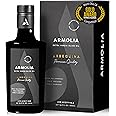 ARMOLIA Pure Olive Oil Extra Virgin Cold Pressed Glass Bottle, EVOO 2025 Gold Award Winner Drinking Polyphenol Rich Olive Oil Early Harvest, High Polyphenol (<400 mg/kg) Low-Acidity (0.14%), Hand Picked (500 ml, 16.9 Oz)