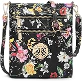 Dasein Women Small Crossbody Bag Lightweight Shoulder Purses Multi Zipper Pockets Phone Purse Handbag