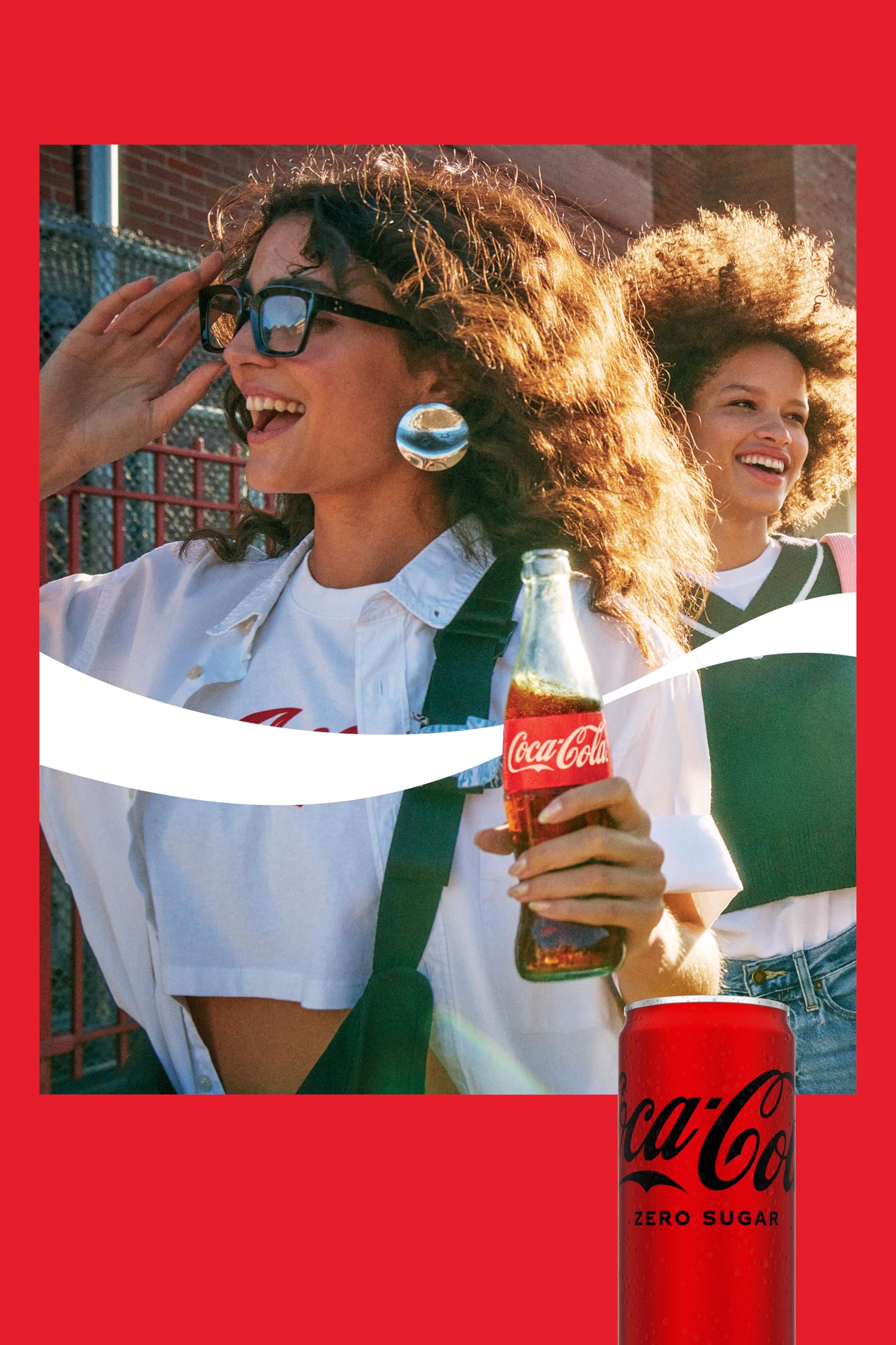 Coca-Cola Zero Sugar - koffeinhaltiges Erfrischungsgetränk mit originalem Coca-Cola-Geschmack - null Zucker und ohne Kalorien - in stylischen Dosen (24 x 330 ml) 5