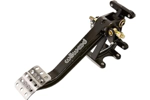 Wilwood 340-13832 Brake Pedal (Swing Mount Dual Master Cylinder), Black