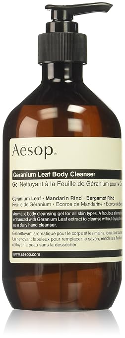 AESOP Geranium Leaf Body Cleanser 16.9 Ounce AESOP Geranium Leaf Body Cleanser 16.9 Ounce