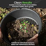 Hardys Large Plastic Garden Sieve Heavy Duty Mesh 35cm 1cm Holes view 3