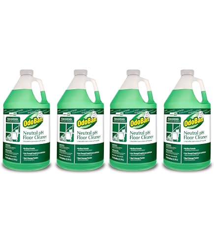 Spartan Damp Mop Floor Cleaner – 1 Gallon Lemon Scent Disinfectant