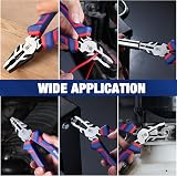 WORKPRO 200 mm Combination Pliers with Wire Cutter and Screw Extractor view 9