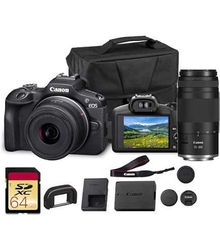 Amazon.com : Canon EOS R100 Mirrorless Camera with 18-45mm and 55