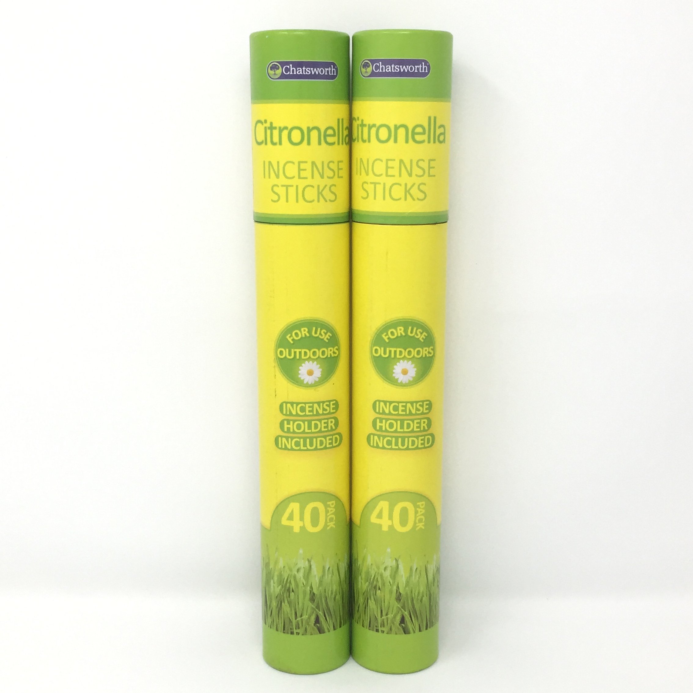 Chatsworth Citronella Incense Sticks - 2 packs of 30-60 in total