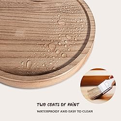 Wood Lazy Susan Organizer Kitchen Turntable for