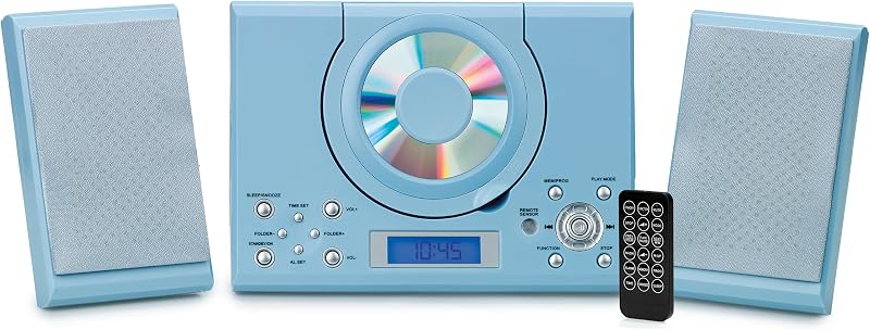Grouptronics GTMC-101 CD Player with Speakers HiFi System USB Radio Clock