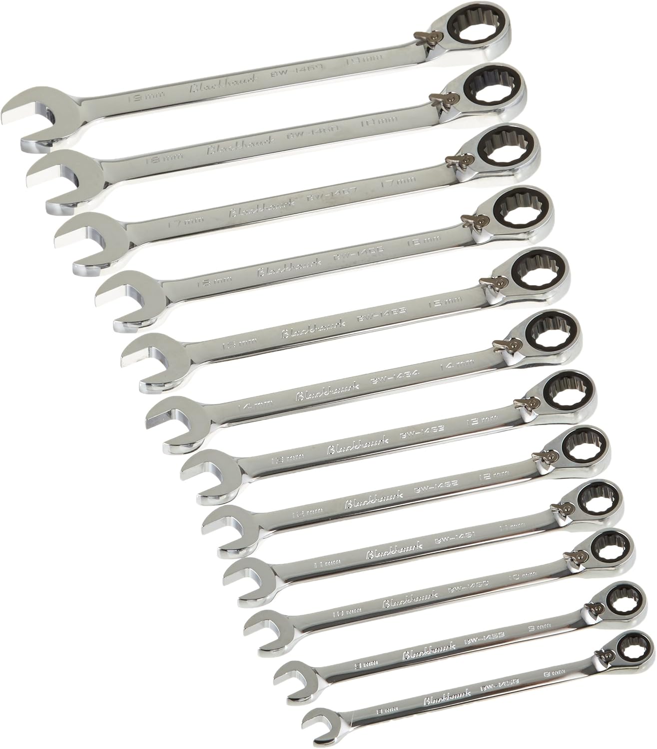 Blackhawk By Proto BW1450 12 Point Metric Reversible Ratcheting