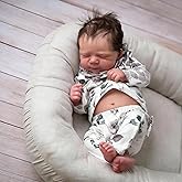 Anano Reborn Baby Dolls Silicone Full Body, Realistic Baby Doll Newborn Girl, Full Body Silicone Babys Doll, 18 in Real Life Babys Dolls That Look Real Girl, Lifelike Babies