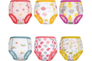 MOEMOE BABY Training Pants Thick Layers Training Underwear for Toddlers Girls 5T