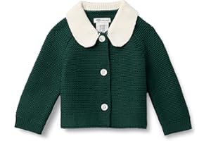 Amazon Essentials x Sofia Grainge Unisex Toddlers and Babies' Peter Pan Collar Sweater Jacket