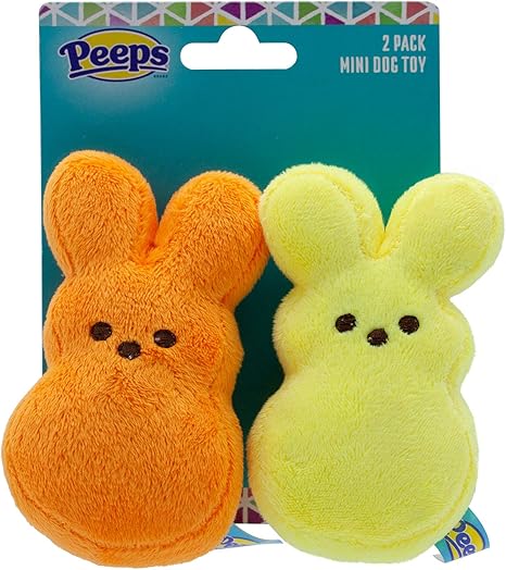 peeps dog toy