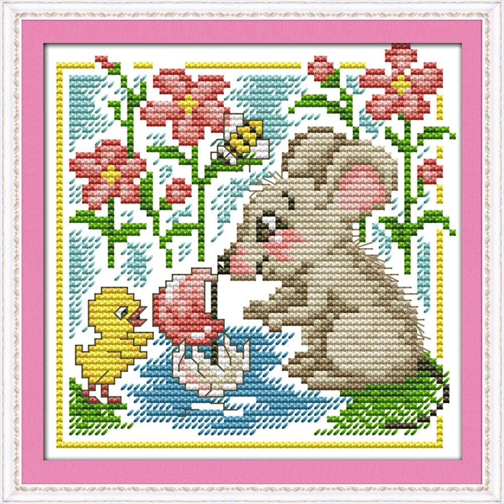 Das Beste Motif De Ange Bebe Fille Diy Kit Fait A La Main 11ct Pour La Decoration De Maison 34 Pas De Cadre Kits De Broderie Au Point De Croix 34cm Decoration