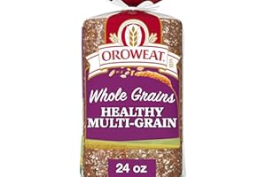 Oroweat Whole Grains Healthy Multi Grain Bread, Whole Grain Bread Free From Artificial Colors, Flavors and Preservatives, 24 oz Loaf