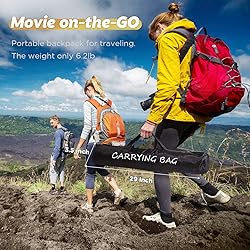 Projector Screen with Stand, 100 inch Outdoor Movie