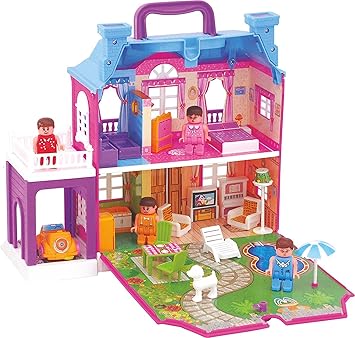 My Little Dream Villa Doll House, Multi Color by The Viyu Box