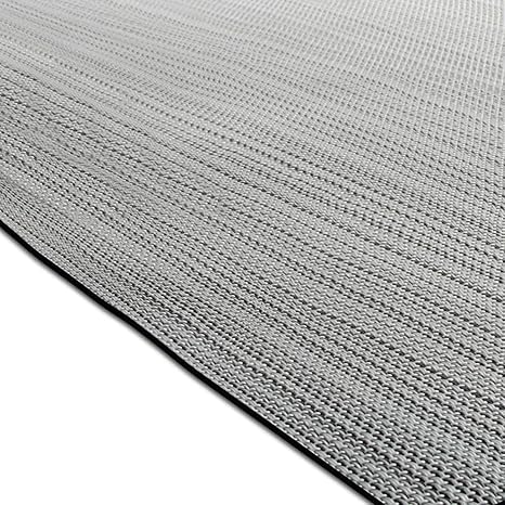 casa pura Design Bodenschutzmatte Bologna in 6 Größen | dekorative Unterlegmatte für Bürostühle oder Sportgeräte (120 x 90 cm