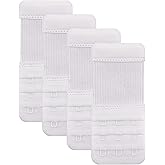 Tamlien Bra Extender 3 Hook,Stretchy Soft and Comfortable Bra Strap Extender