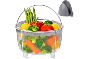 Steamer Basket for Instant Pot, Stainless Steel Vegetable Steamer Bastet insert for 6 qt or 8 quart, Instant Pot Accessories,