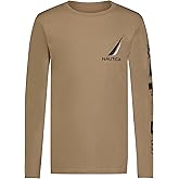 Nautica Boys' Long Sleeve Screen Print Graphic T-Shirt
