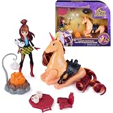 Unicorn Academy Cinder's Campfire Set, Dolls &amp; Unicorn Toys, Ages 4+ | 7 Camping Accessories &amp; Articulated Legs, Recreate Show Moments, Imaginative Storytelling Play, Birthday Gifts for Girls