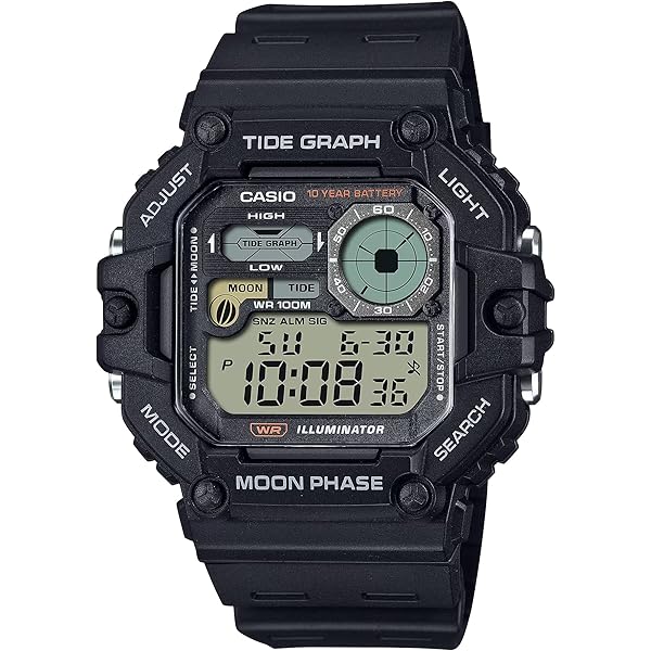 Amazon.com: Casio 10 Year Battery Quartz Watch with Resin Strap