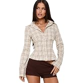 Princess Polly Women's Long Sleeve Blouse Top