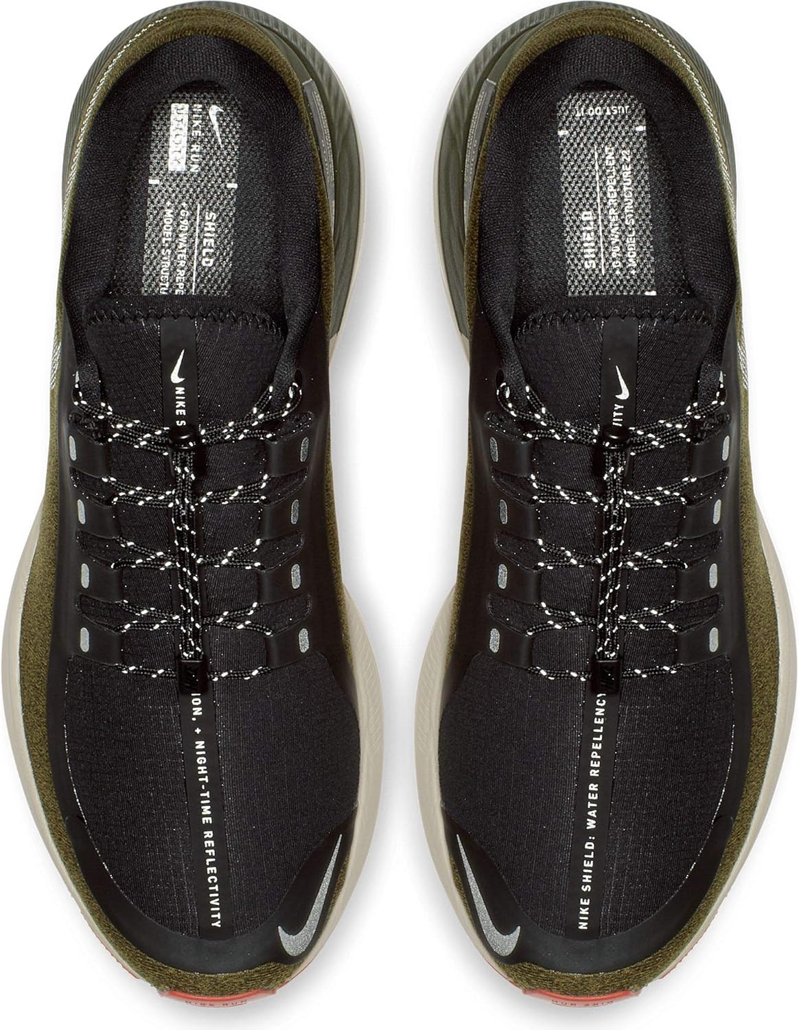 nike air zoom structure 22 shield olive