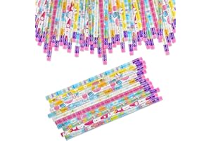 Kesote Easter Pencils for Kids Bunny Pencils with Erasers for Easter Basket Stuffers Easter Gifts Party Favors Goodie Bags Filler School Favors for Kids Classroom - Pack of 24