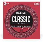D'Addario Student Nylon Classical Strings EJ27N-3D, Normal, Full | D'Addario Student nylon strings deliver warm classical tone, easy playability, stable tuning and learning performance.