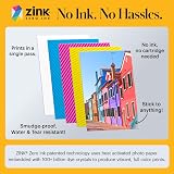 Kodak Printomatic Full-Color Instant Camera Blue 5MP Zink 2x3 Sticky-Back view 4