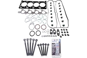 CAR PARTS WIZ CPWK382 Head Gasket Set Bolt Kit Fits: 00-04 Ford Focus 2.0L DOHC 16v VIN 3 Cu. 121 ZETEC