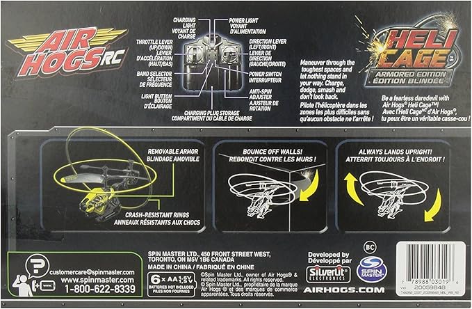 air hogs heli cage