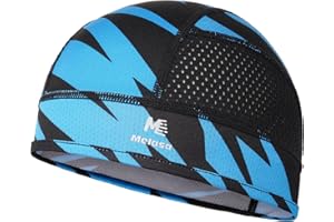 MELASA Cooling Skull Caps Helmet Liner, Lightweight Mesh Under Helmet Cycling Motorcycle Hard Hat Sweat Liner for Men Women