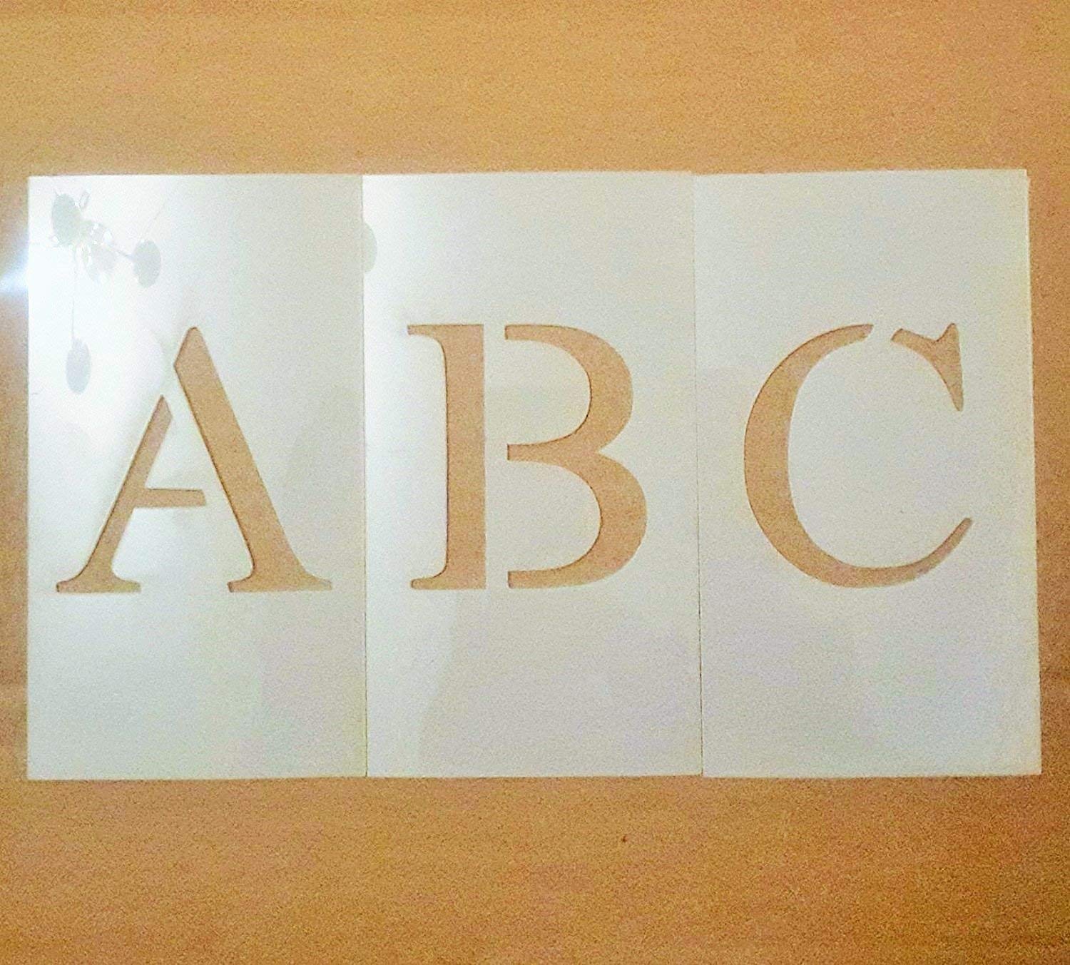 inch) Times New Roman Amazon.com: (6 Alphabet Stencil