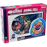 4D Animal Cell Model Kit, STEM Biology Science Toy, Ages 8+ | 4D Animal Cell Model Kit, STEM Biology Science Learning Toy, Build a Detailed Cell Model, Ages 8+