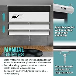 Elite Screens Manual Series, 120-INCH 16:9, Pull