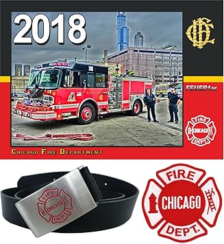 Set Chicago Fire 2018 Kalender Gurtel Standard Abzeichen Feuer1 Amazon De Burobedarf Schreibwaren