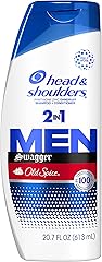 Head and Shoulders Mens 2 in 1 Dandruff Shampoo and Conditioner, Anti-Dandruff Treatment, Old Spice Swagger for Daily Use, Pa
