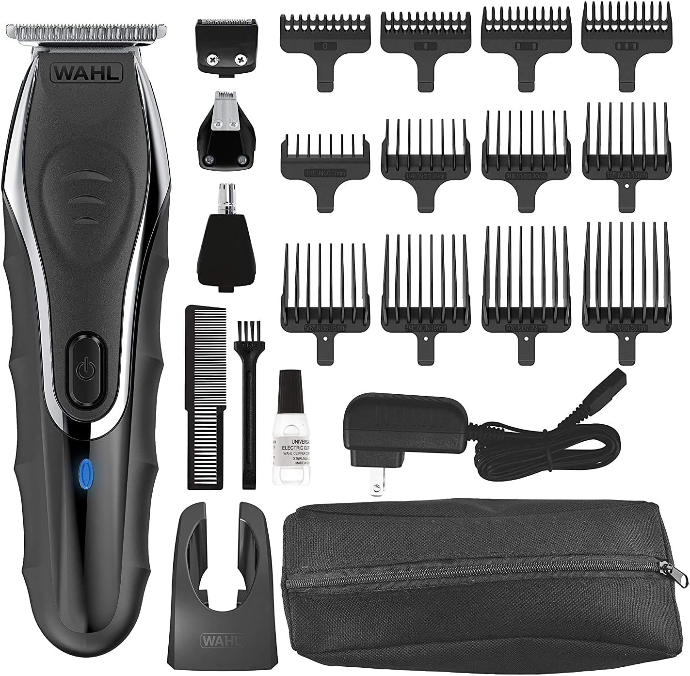 Wahl Clipper Aqua Blade Wet/Dry Beard Trimmer Kit, Lithium Ion All in
