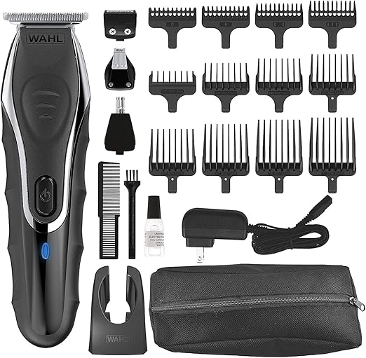 Wahl Clipper Aqua Blade Wet/Dry Beard Trimmer Kit, Lithium Ion All in