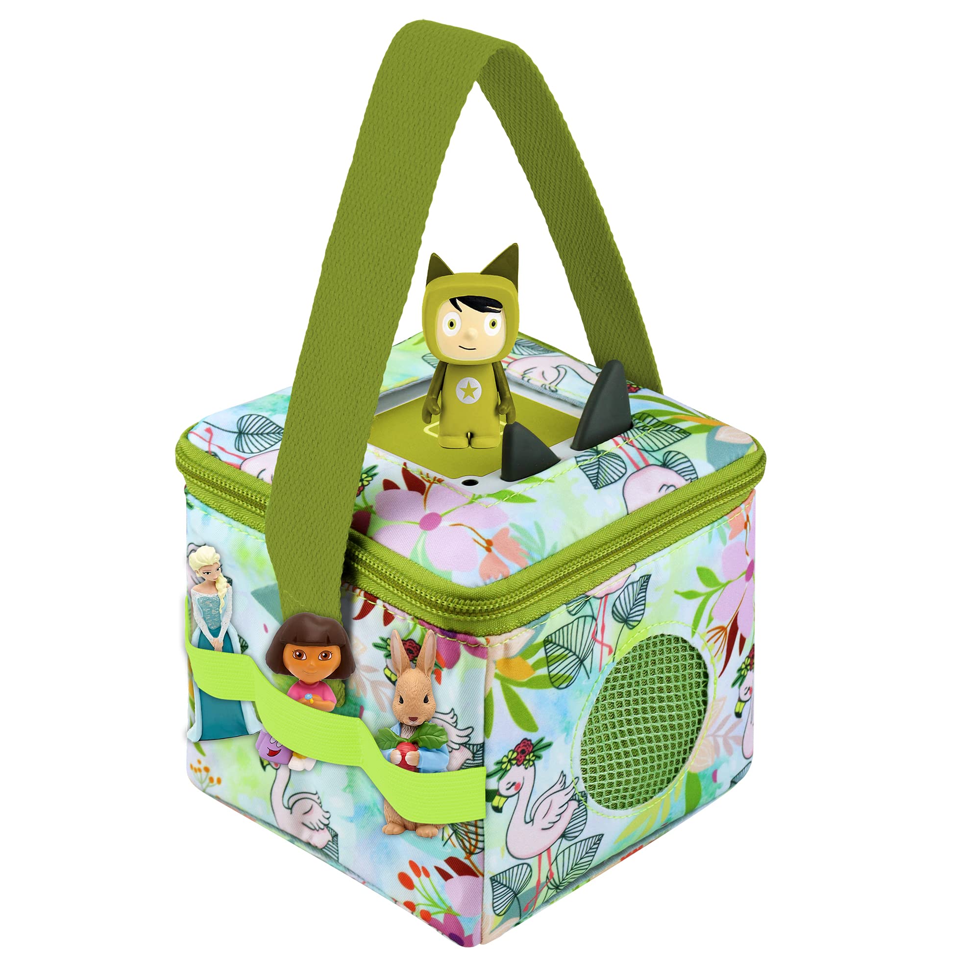 Storage Carry Bag for Toniebox, Character Figures and Charger, with Portable Handle (Flamingo) — image 1