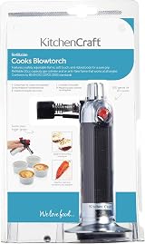 KitchenCraft Refillable Cook’s Blow Torch with Adjustable Flame 9x16.5 cm view 2