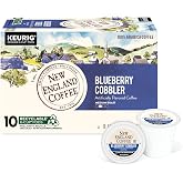 New England Coffee Blueberry Cobbler Single Serve Pods 10 Count (Pack of 1)