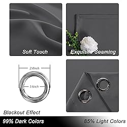 Hiasan Blackout Door Curtains for Doorways